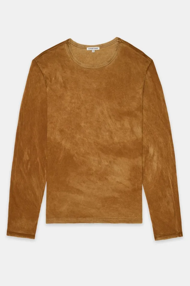 Men Classic Crew Long Sleeve Shirt Vintage Cider COTTON CITIZEN Shirts Men Classic Crew Long Sleeve Shirt Vintage Cider COTTON CITIZEN Shirts
