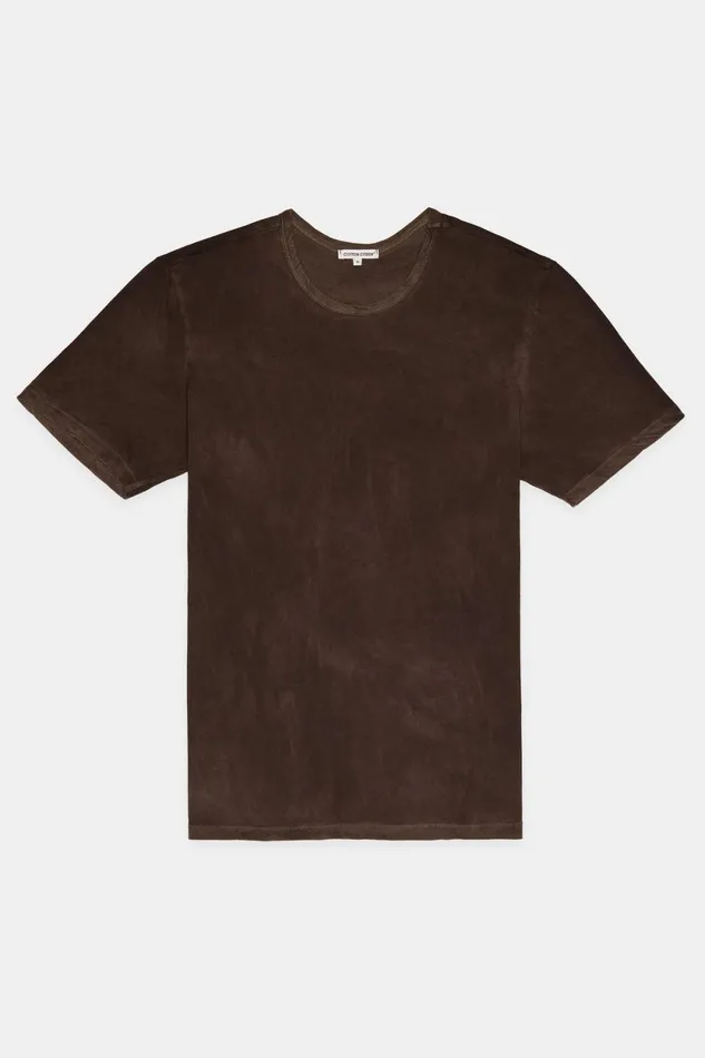 Men Classic Crewneck Tee Vintage Espresso COTTON CITIZEN TShirts Men Classic Crewneck Tee Vintage Espresso COTTON CITIZEN TShirts
