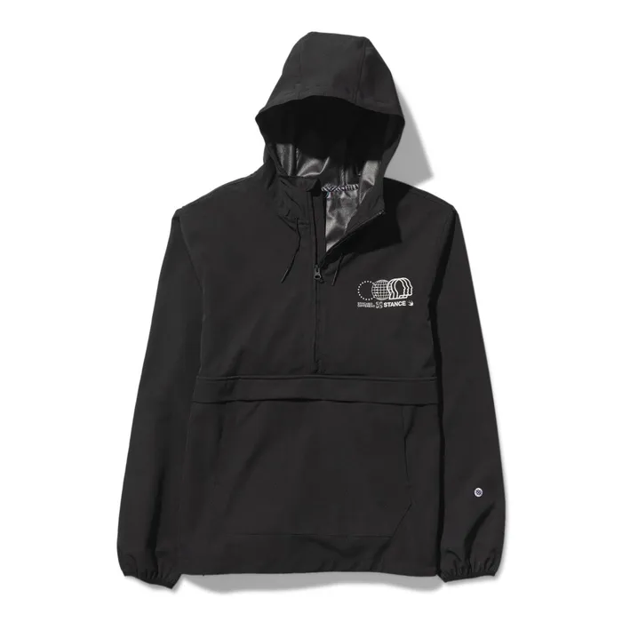 Men Complex Anorak With FreshTek Black Stance Jackets