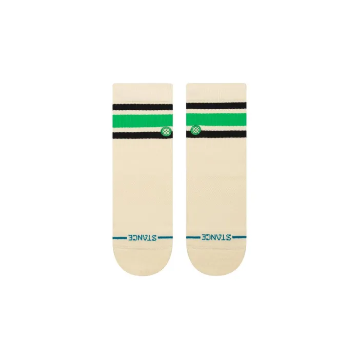 Men Cotton Quarter Socks Boyd 8211 Green Stance Quarter