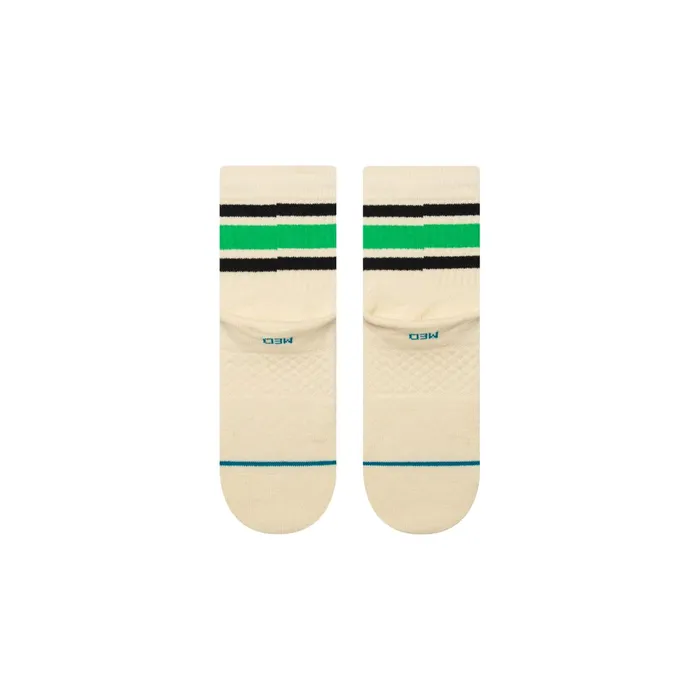 Men Cotton Quarter Socks Boyd 8211 Green Stance Quarter