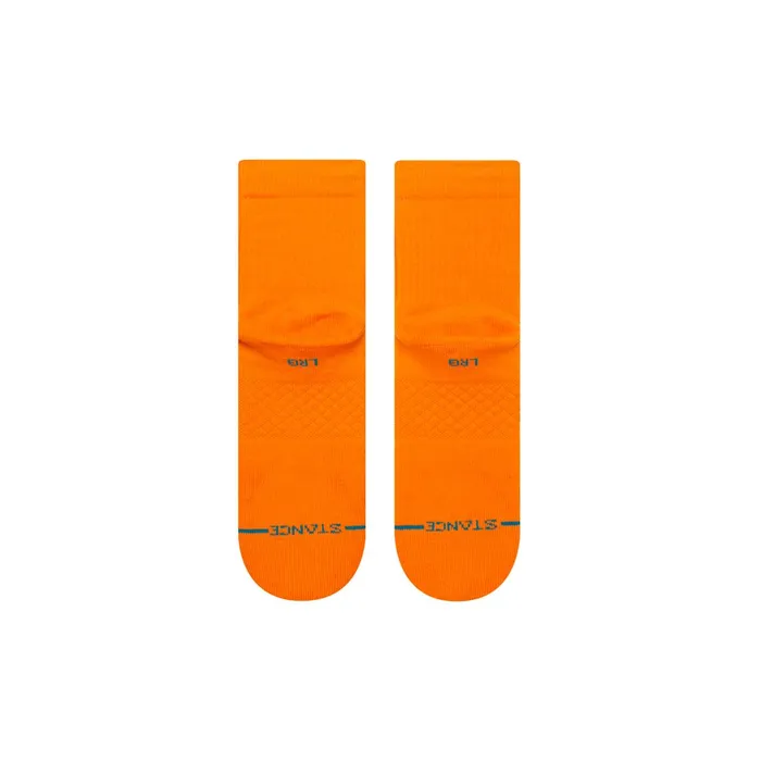 Men Cotton Quarter Socks Icon 8211 Orange Stance Quarter