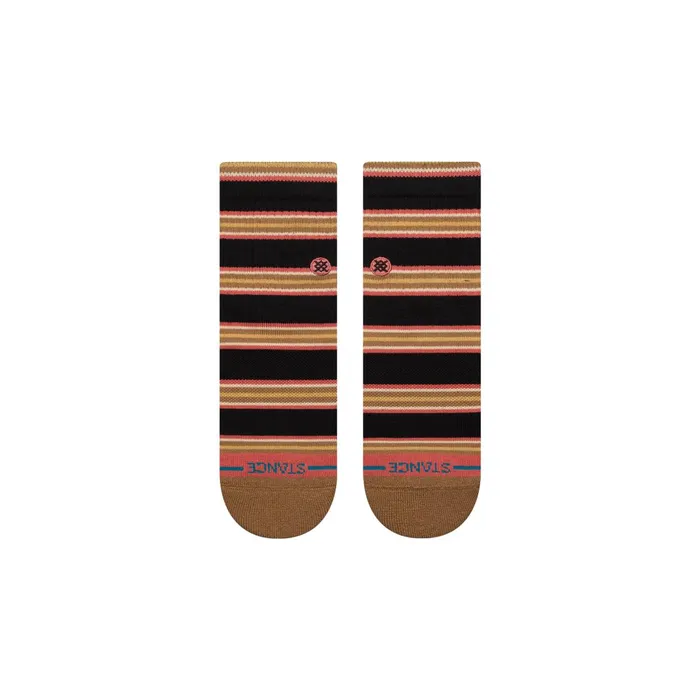 Men Cotton Quarter Socks Speakeasy 8211 Black Stance Quarter