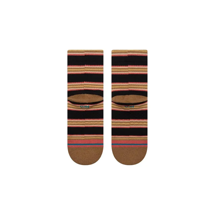 Men Cotton Quarter Socks Speakeasy 8211 Black Stance Quarter