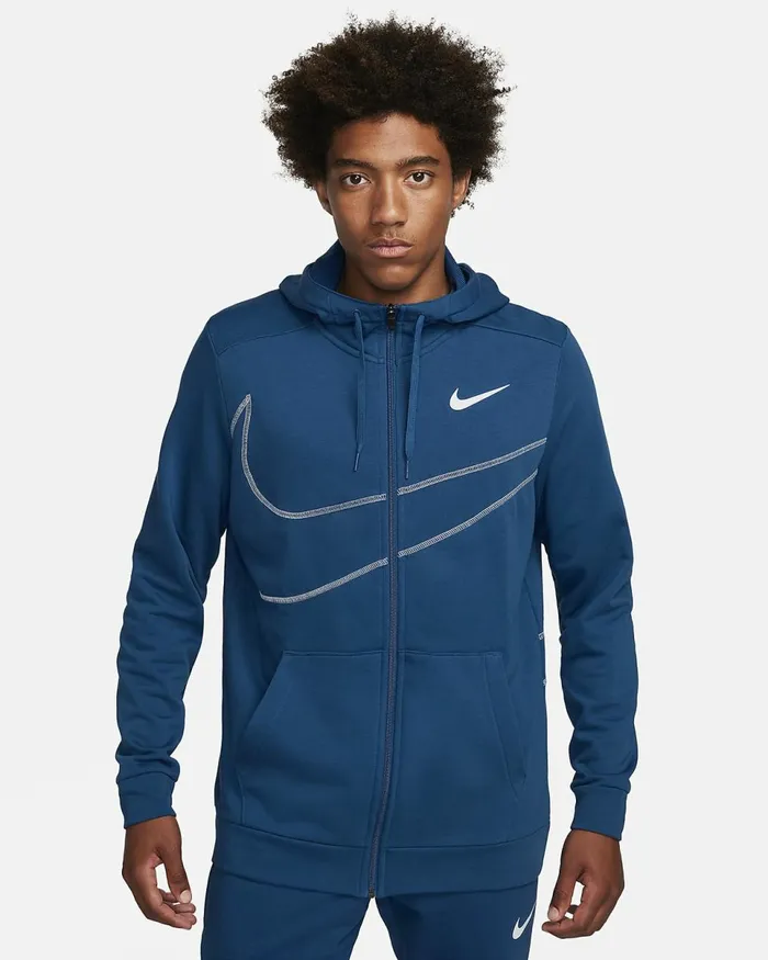 Men DriFit Court Bluepure Platinum Nike Hoodies And Sweatshirts