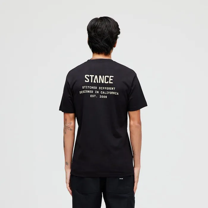Men Established TShirt Black Stance Graphics