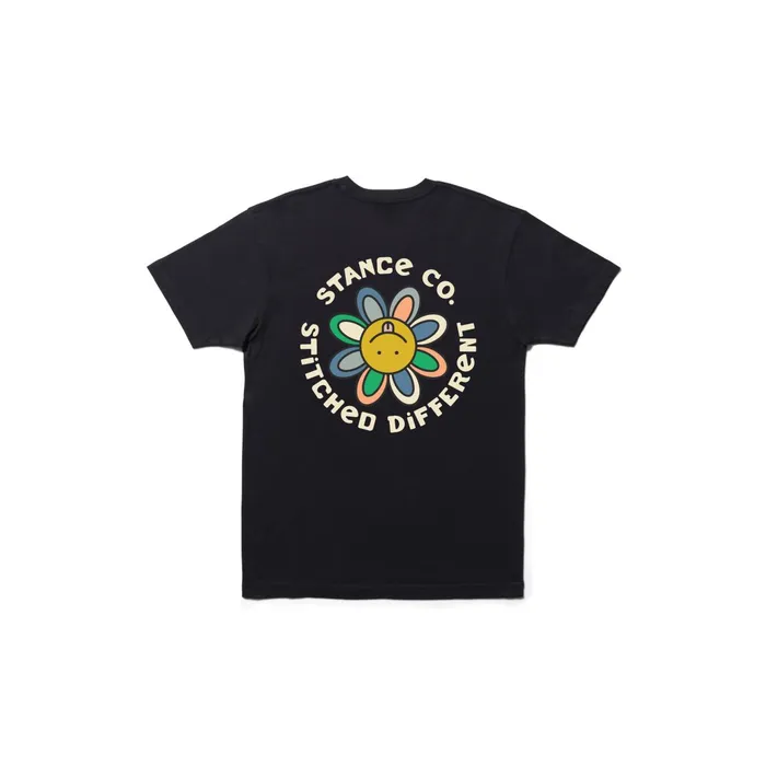 Men Floral Punch TShirt Navy Stance Graphics