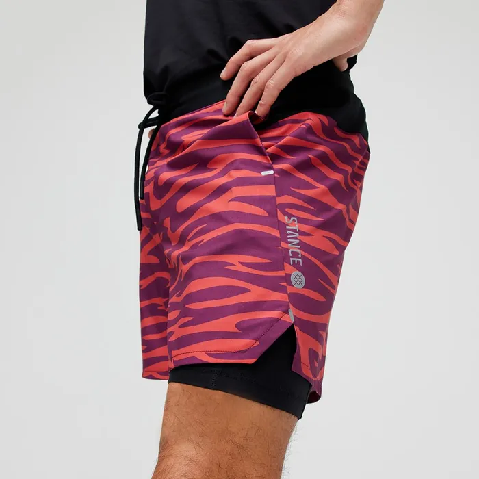 Men Flux Liner Athletic Short With FreshTek Purple Stance Shorts