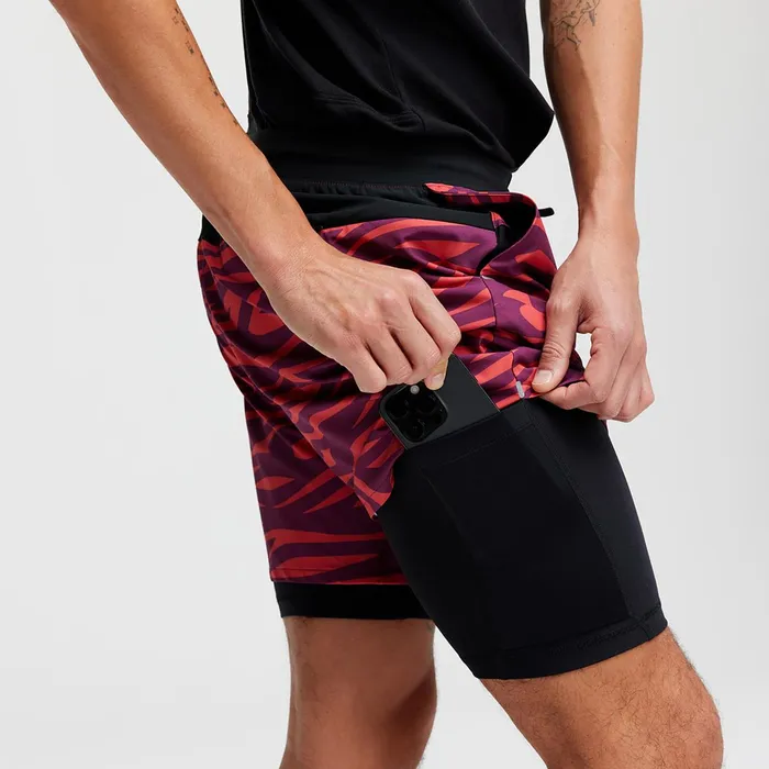 Men Flux Liner Athletic Short With FreshTek Purple Stance Shorts