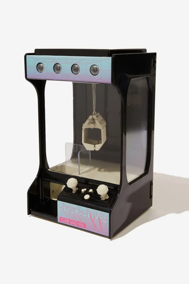Men Gifting Cotton On Arcade Claw Machine 30 Black Pink Blue