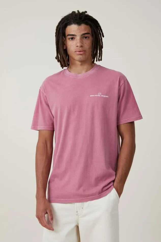 Men Graphic TShirts Cotton On Basquiat Loose Fit TShirt Lcn Bsq Raspberrylightning Men Graphic TShirts Cotton On Basquiat Loose Fit TShirt Lcn Bsq Raspberrylightning