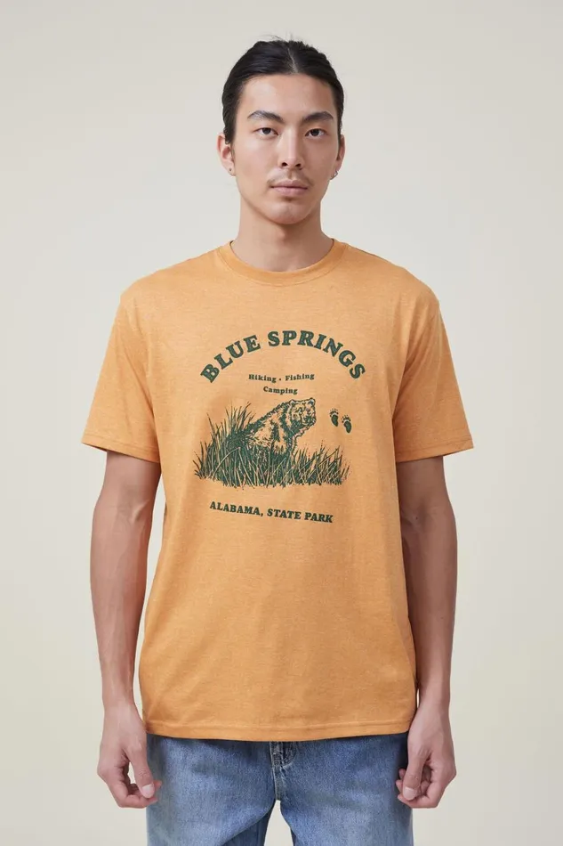 Men Graphic TShirts Cotton On Loose Fit Souvenir TShirt Honey Goldalabama State Park Men Graphic TShirts Cotton On Loose Fit Souvenir TShirt Honey Goldalabama State Park