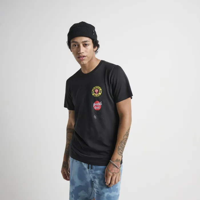 Men Grateful Dead X Bertha Standard TShirt With Butter Blend Black Stance TShirts