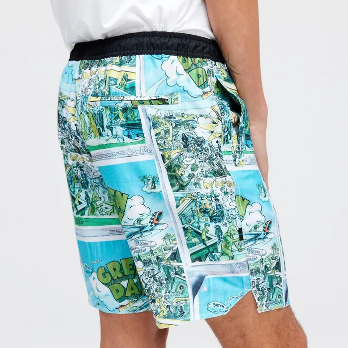 Men Green Day X Complex Short With FreshTek Green Day X Stance 8211 Multi Stance Shorts