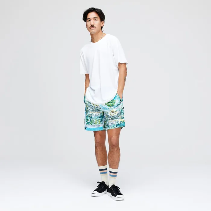 Men Green Day X Complex Short With FreshTek Green Day X Stance 8211 Multi Stance Shorts