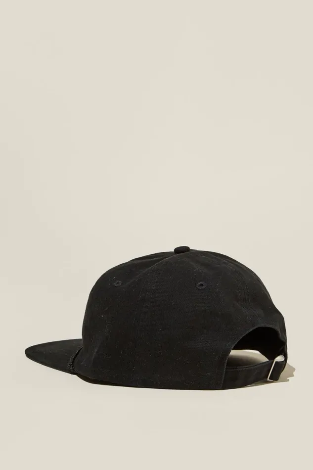 Men Hats Cotton On Nascar 5 Panel Graphic Hat Lcn Ncr Washed Black Racing Logo
