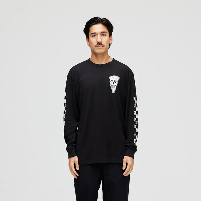 Men Hot And Fresh Long Sleeve TShirt Black Stance TShirts