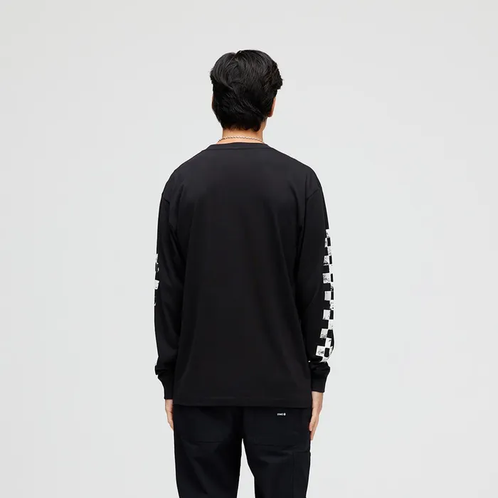 Men Hot And Fresh Long Sleeve TShirt Black Stance TShirts