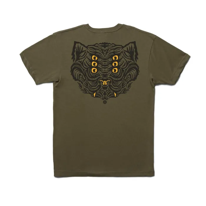 Men Hunter TShirt Military Green Stance Graphics