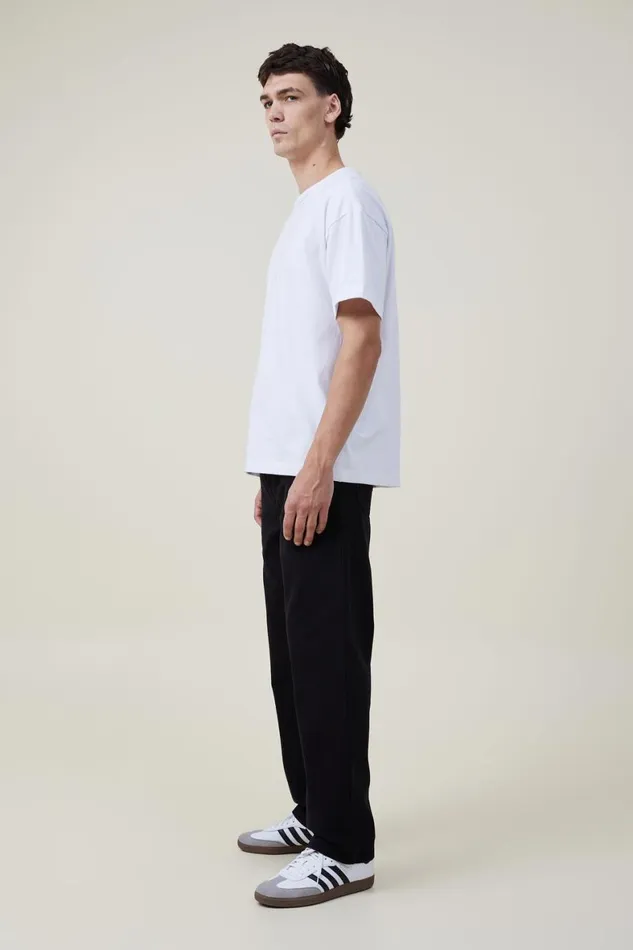 Men Jeans Cotton On Loose Fit Pant True Black