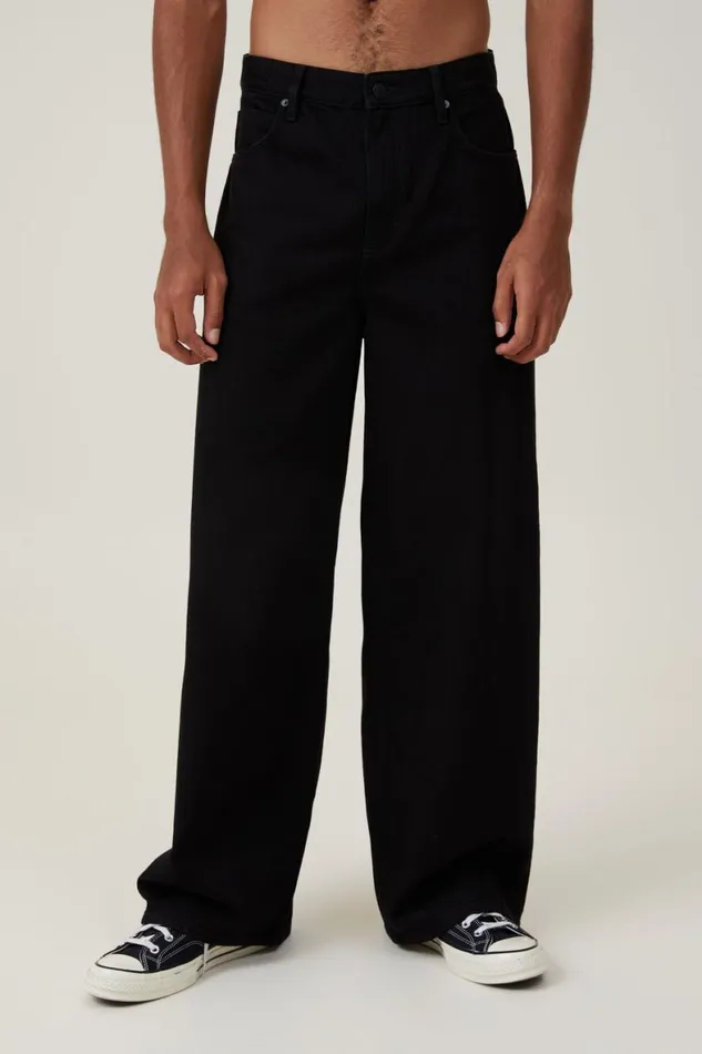 Men Jeans Cotton On Super Baggy Jean Heartbreaker Black