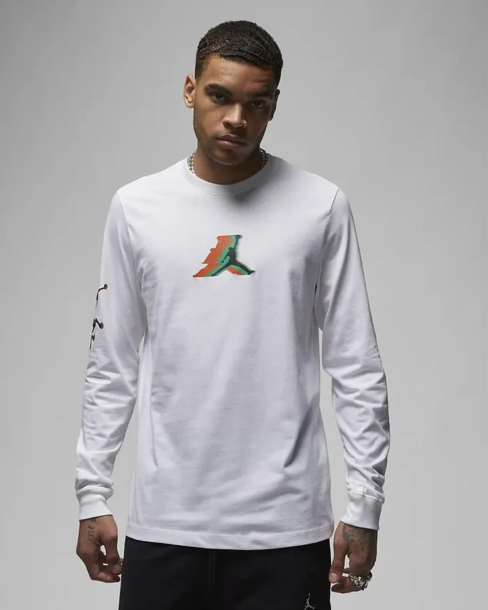 Men Jordan Brand Whiteblack Nike Tops And TShirts