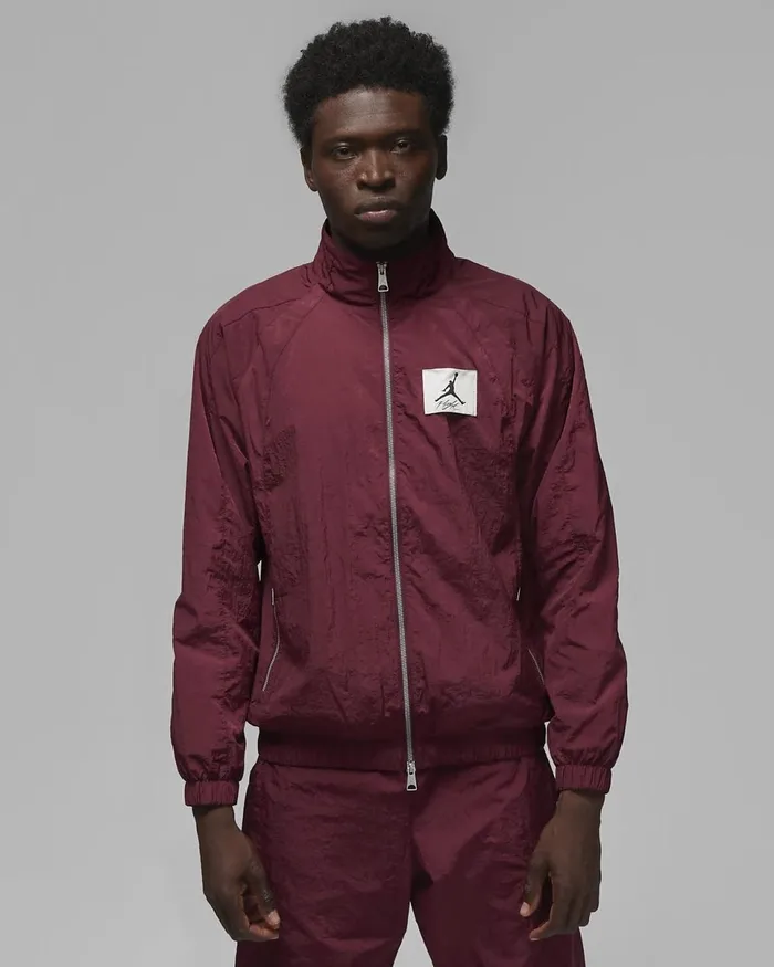 Men Jordan Essentials Cherrywood Red Nike Jackets