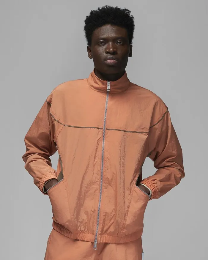 Men Jordan Essentials Rust Oxidepalominosail Nike Jackets