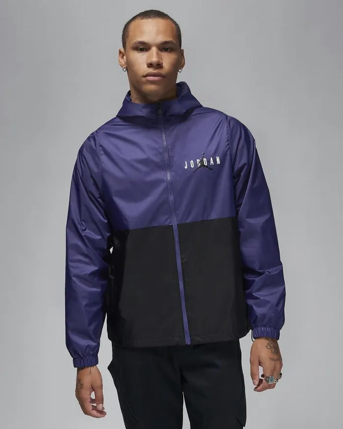 Men Jordan Essentials Sky J Purpleblackblack Nike Jackets