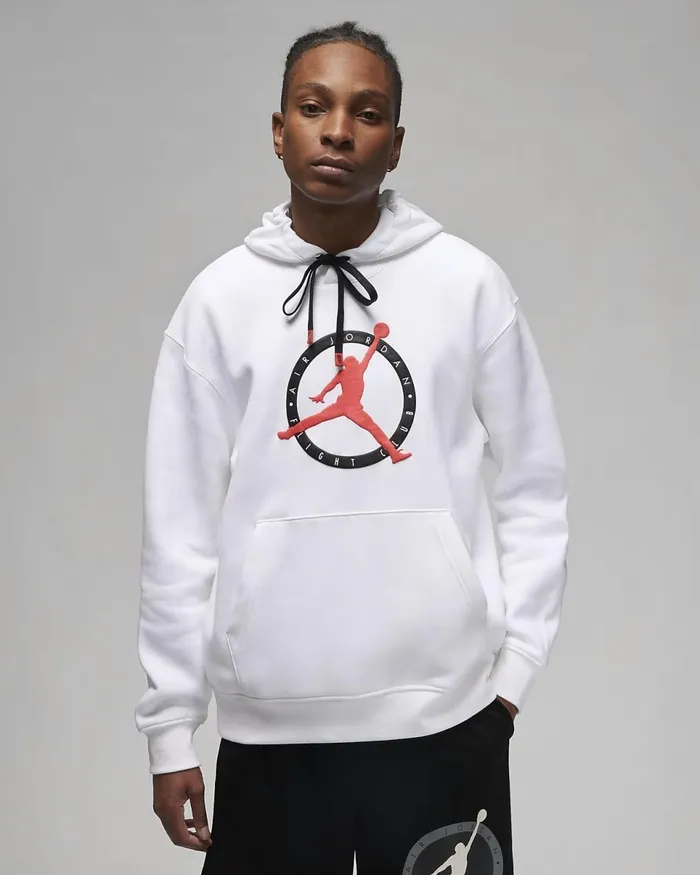 Men Jordan Flight Mvp White Nike Hoodies And Sweatshirts