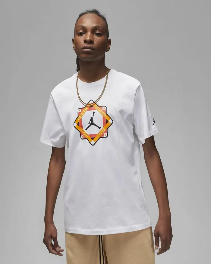 Men Jordan Flight Mvp Whitesundialblack Nike Tops And TShirts
