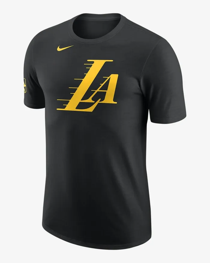 Men Los Angeles Lakers City Edition Black Nike Tops And TShirts