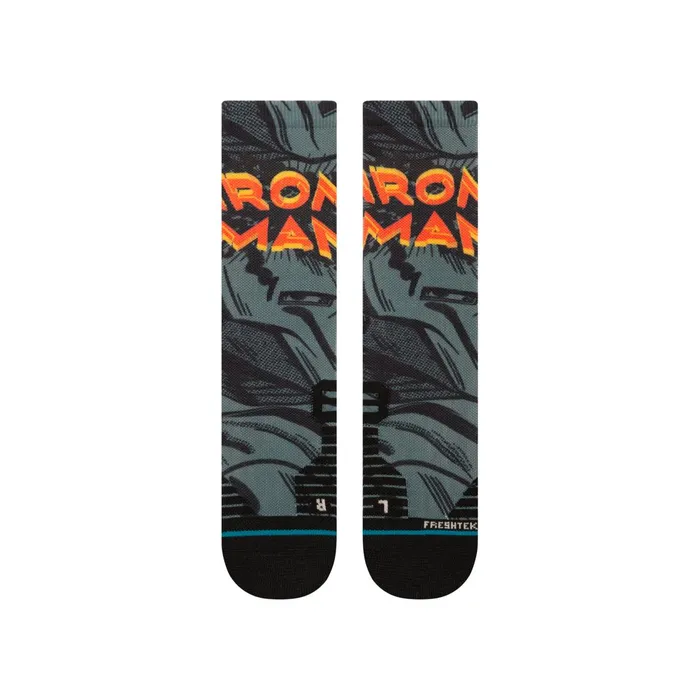 Men Marvel X Performance Crew Socks Iron Man Stance Crew