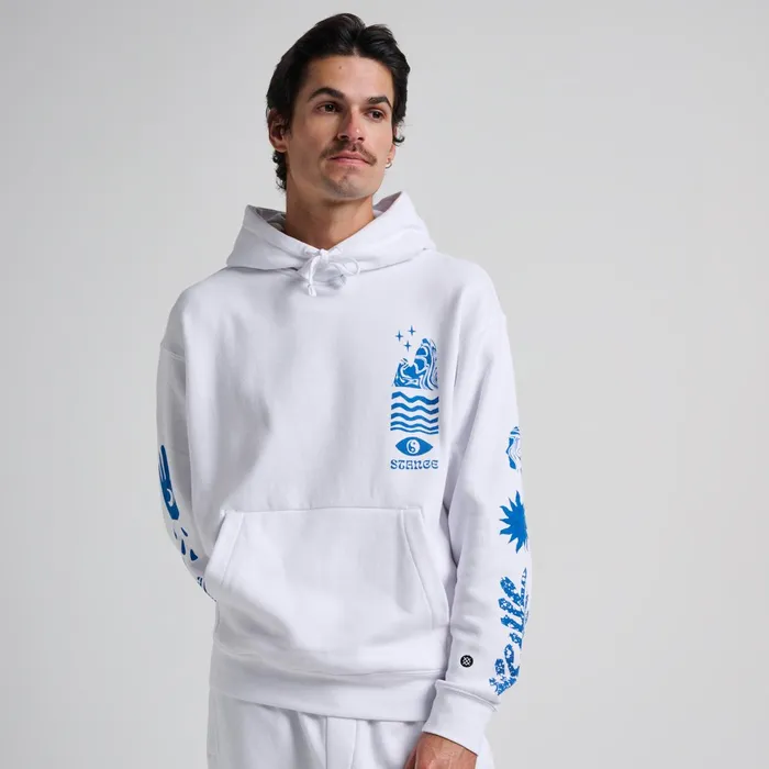 Men Mercury Hoodie White Stance Sweatshirts and Hoodies