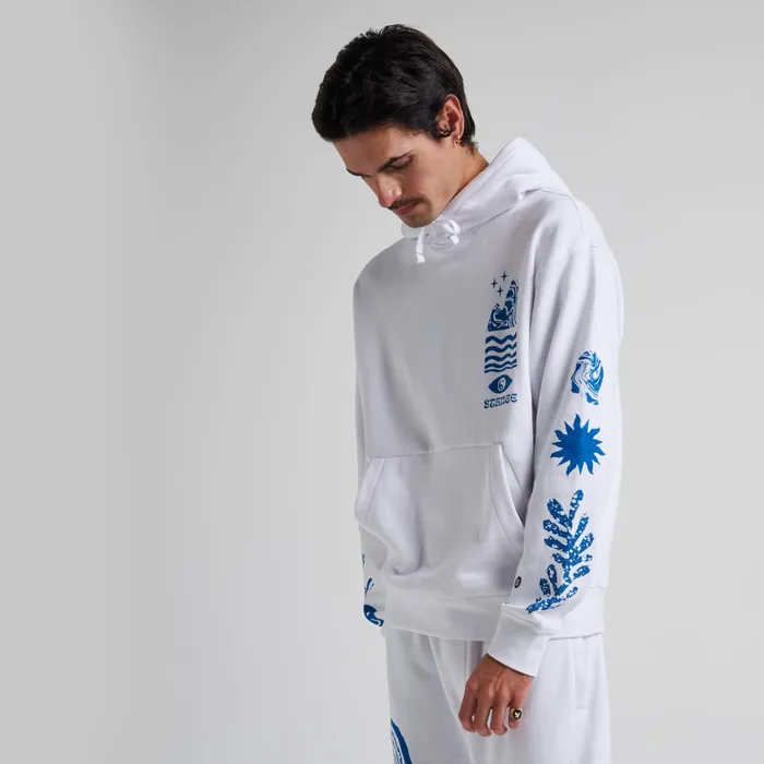 Men Mercury Hoodie White Stance Sweatshirts and Hoodies