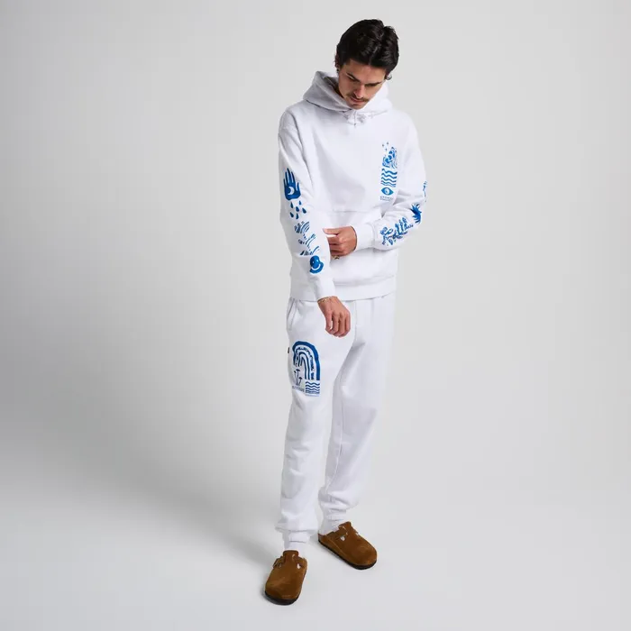 Men Mercury Hoodie White Stance Sweatshirts and Hoodies