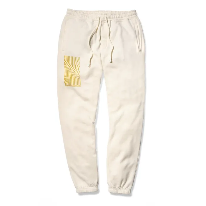 Men Mercury Sweatpants Cream Stance Joggers and Pants