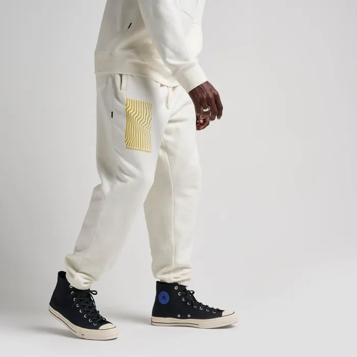 Men Mercury Sweatpants Cream Stance Joggers and Pants