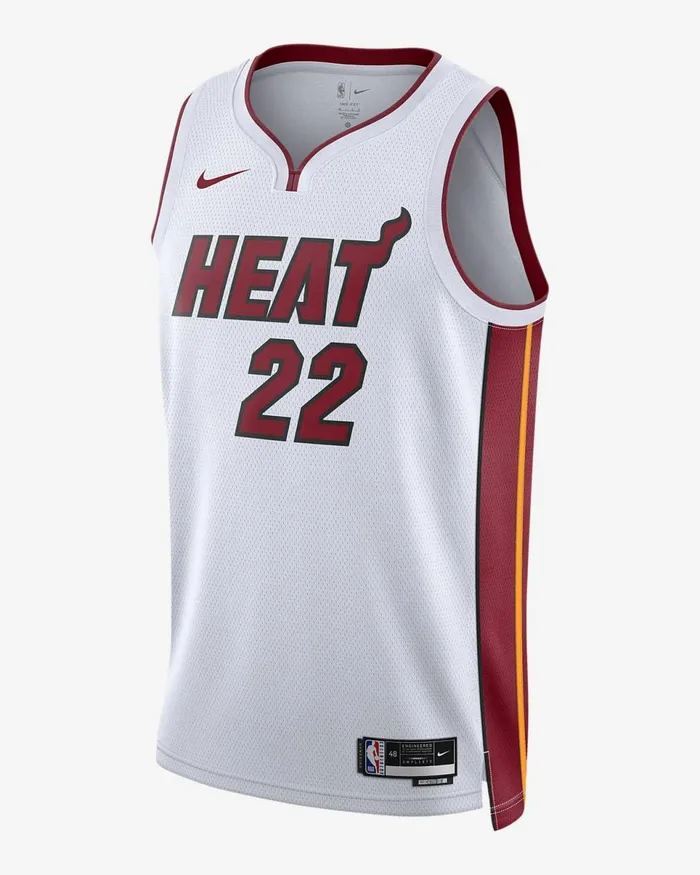 Men Miami Heat Association Edition 202223 White Nike Kits And Jerseys