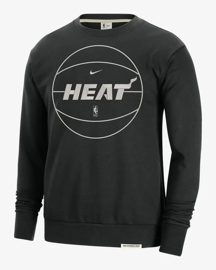 Men Miami Heat Standard Issue Blackpale Ivorylight Iron Ore Nike Hoodies And Sweatshirts Men Miami Heat Standard Issue Blackpale Ivorylight Iron Ore Nike Hoodies And Sweatshirts