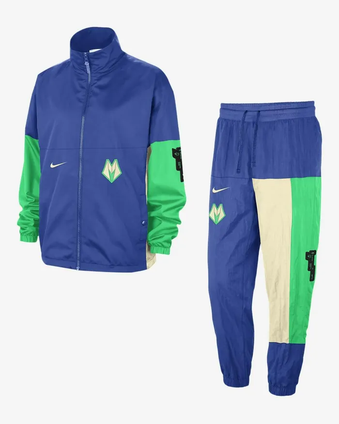 Men Milwaukee Bucks Starting 5 City Edition Game Royalflat Opalgreen Shock Nike Tracksuits Men Milwaukee Bucks Starting 5 City Edition Game Royalflat Opalgreen Shock Nike Tracksuits