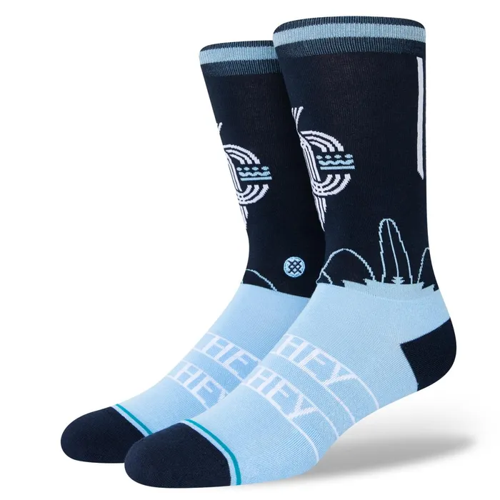 Men MLB Royals City Connect Crew Socks Navy Stance Crew