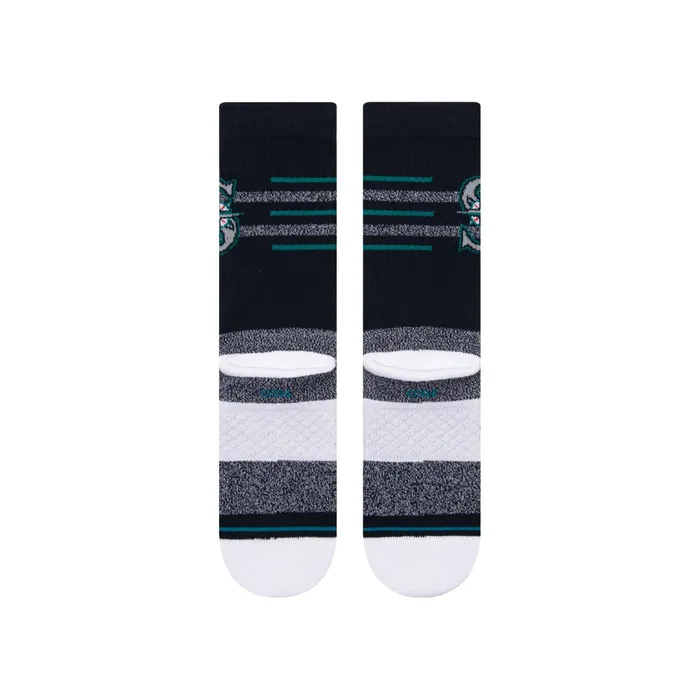 Men MLB X 2024 Closer Crew Socks Closer Mariners 8211 Navy Stance Crew