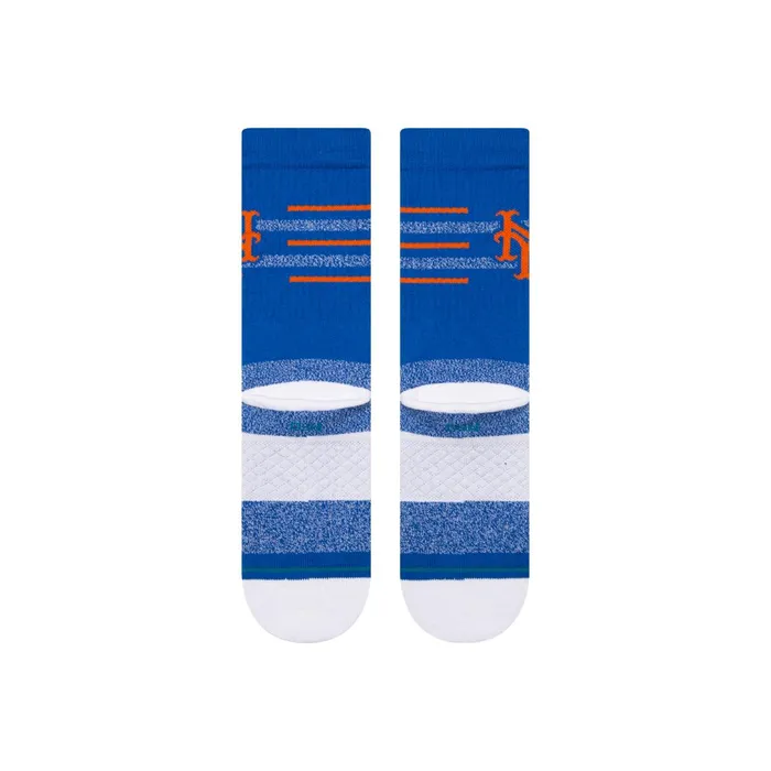 Men MLB X 2024 Closer Crew Socks Closer Mets 8211 Blue Stance Crew
