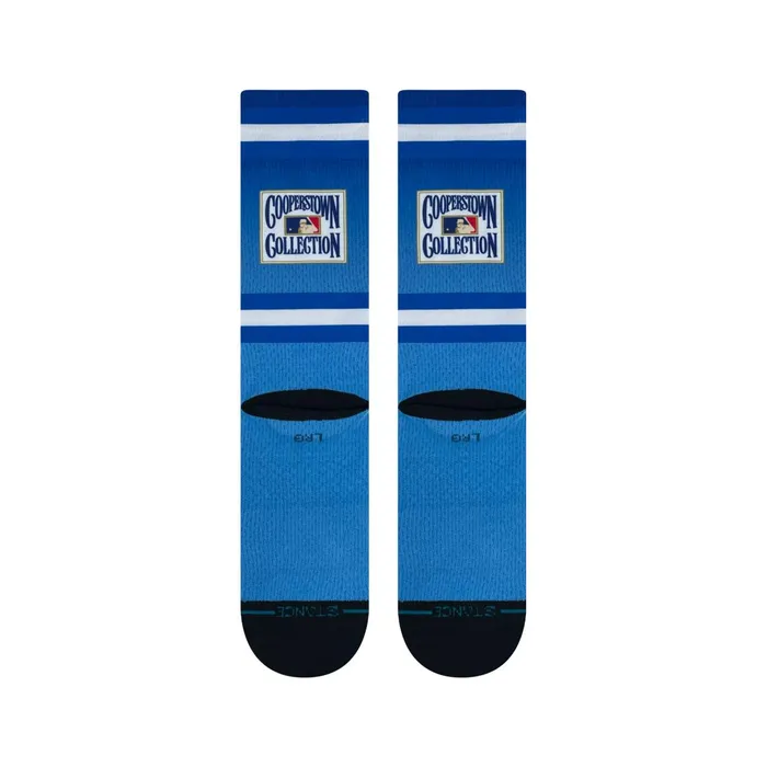 Men MLB X Cooperstown Collection Poly Crew Socks Toronto Blue Jays 8211 Multi Stance Crew Men MLB X Cooperstown Collection Poly Crew Socks Toronto Blue Jays 8211 Multi Stance Crew
