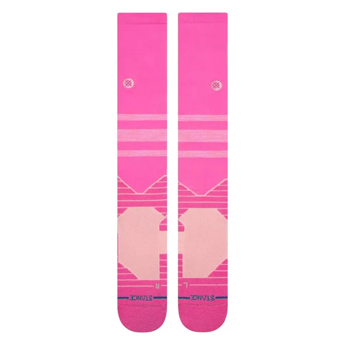 Men MLB X Mothers Day 2024 OTC Socks Pink Stance Over The Calf