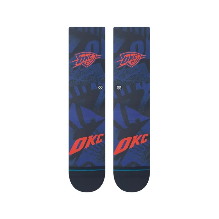Men NBA X 2024 City Edition Poly Crew Socks Oklahoma City Thunder Stance Crew Men NBA X 2024 City Edition Poly Crew Socks Oklahoma City Thunder Stance Crew