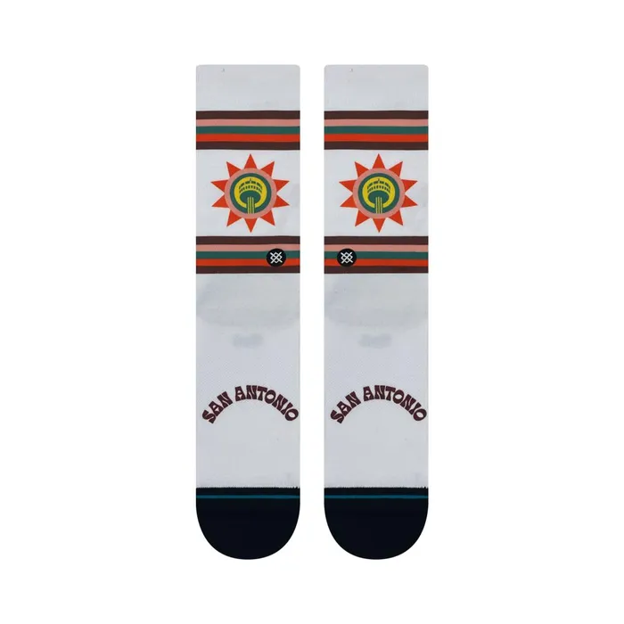 Men NBA X 2024 City Edition Poly Crew Socks San Antonio Spurs Stance Crew