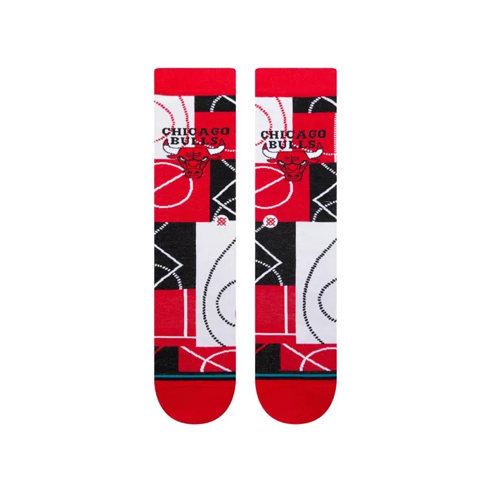 Men NBA Zone Crew Socks Chicago Bulls Stance Crew