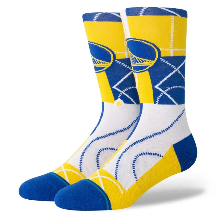 Men NBA Zone Crew Socks Golden State Warriors Stance Crew